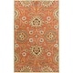 preview thumbnail 22 of 122, Patchway Handmade Classic Floral Wool Area Rug 10' x 14' - Orange - Rectangle