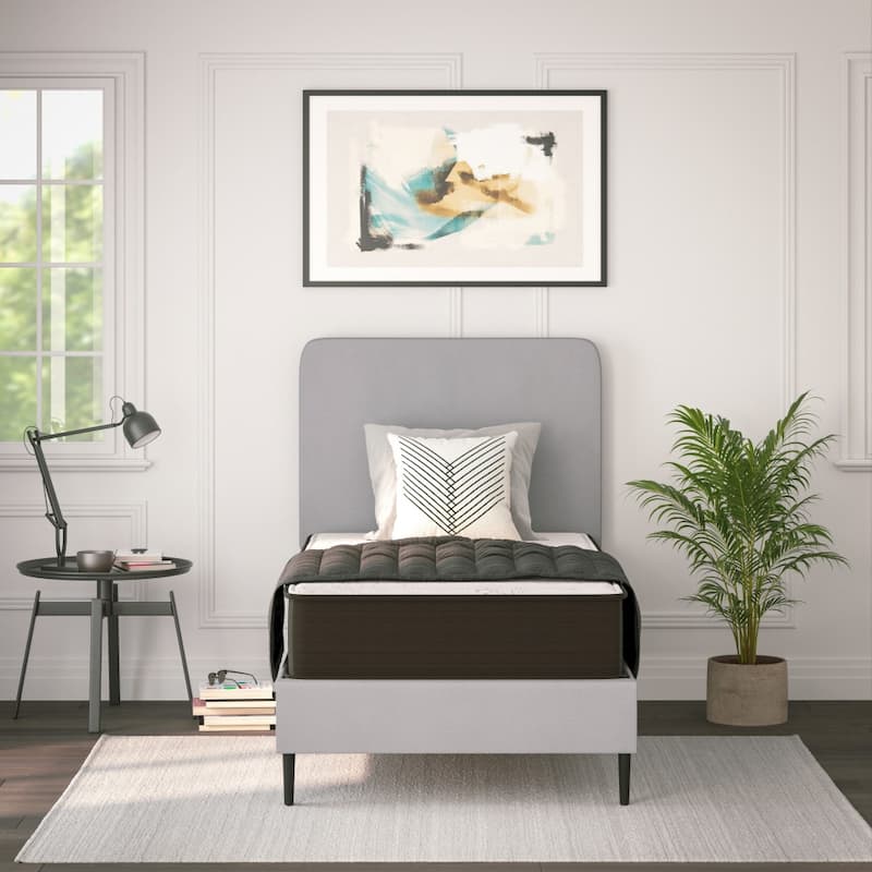 10" Hybrid Foam and Pocket Spring Mattress, Mattress in a Box - Twin
