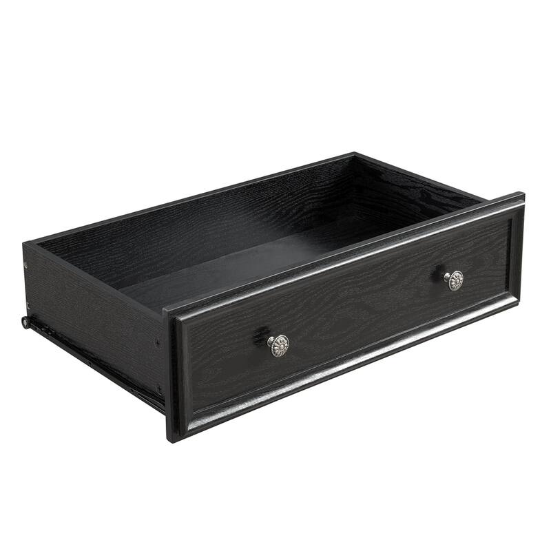 Modern 5 Drawers Dresser with Metal Handles and Metal Slide Rails