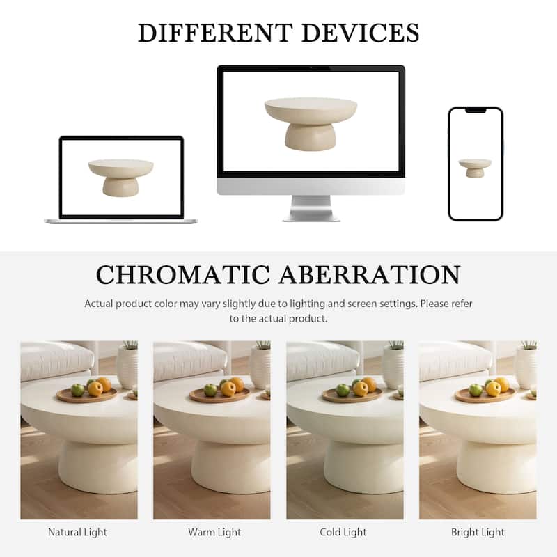 Christopher Knight Home - Alex Patio MGO 27" Round Coffee Table