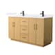 Option Light Oak / White Quartz Top / Matte Black