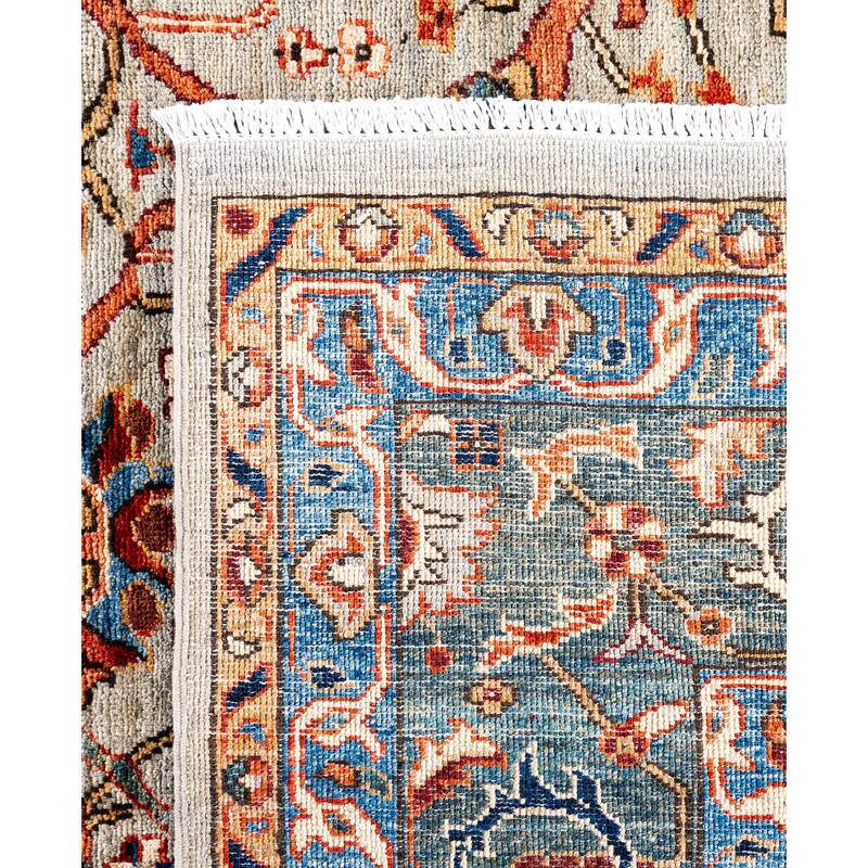 Serapi One-of-a-Kind Hand-Knotted Area Rug - Gray - 7' 11" x 9' 9"