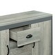 preview thumbnail 7 of 8, 45-inch Wood Sideboard with 3 Drawers