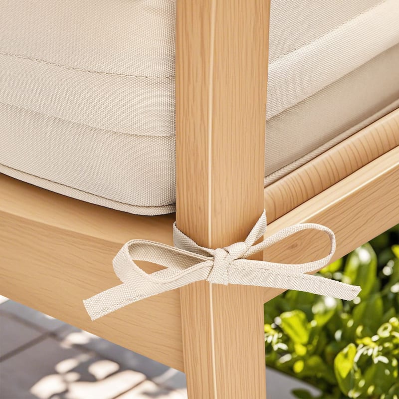 24"x24"x5"Waterproof Outdoor Deep Seat Cushion Set for Patio Furniture