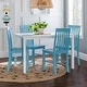 preview thumbnail 14 of 19, Middlebrook Designs Pompton 5-Piece Dining Set Powder Blue