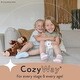 preview thumbnail 6 of 4, CozyWay Non-Slip Crew Grip Socks Girls Black - 12 pair with colored heel