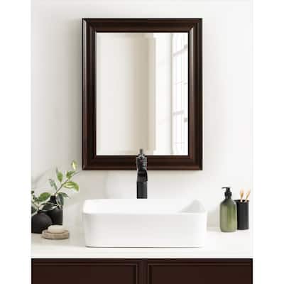 Kate and Laurel Aberdeen Rectangle Bathroom Wall Mirror