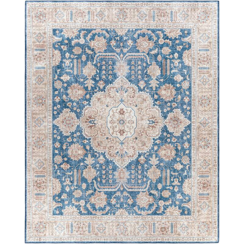 Livabliss Nydia Traditional Medallion Printed Area Rug