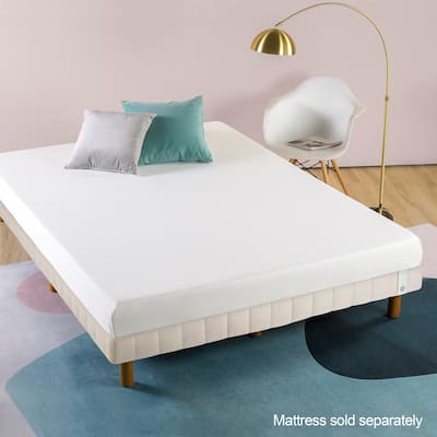 Priage by ZINUS GOOD DESIGN Winner Beige Metal Mattress Foundation, 11 Inch Platform Bed