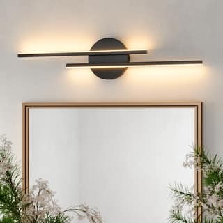 Modern 2-Light Dimmable Bathroom LED Vanity Light