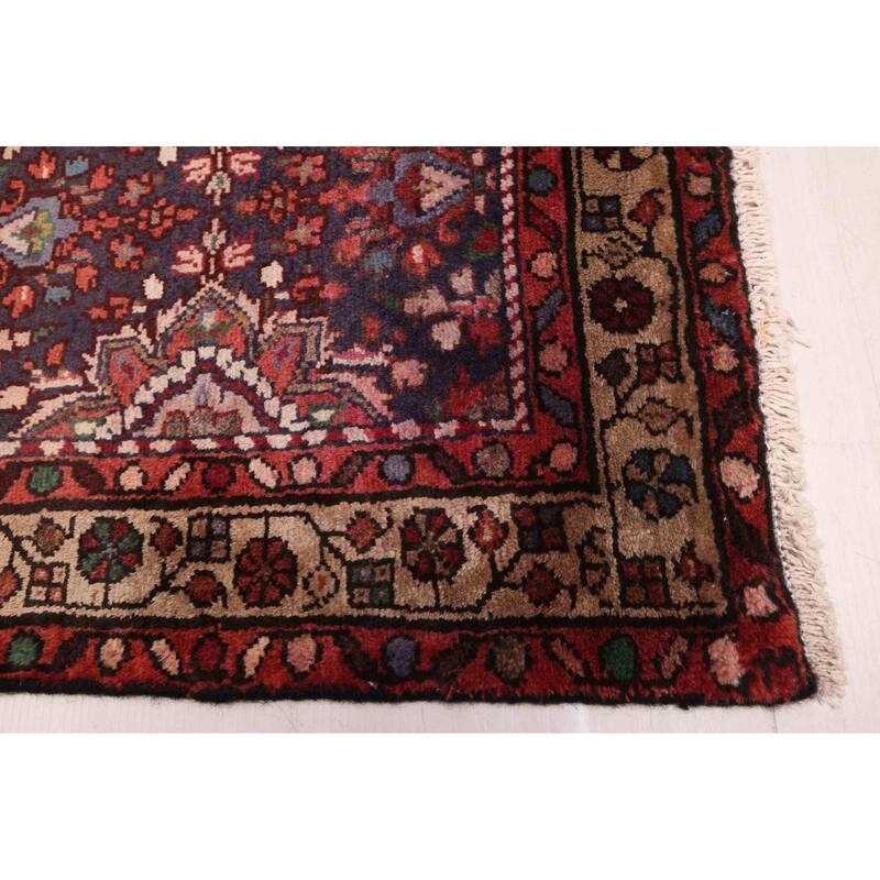 ECARPETGALLERY Hand-knotted Andelz Dark Navy Wool Rug - 3'2 x 9'8