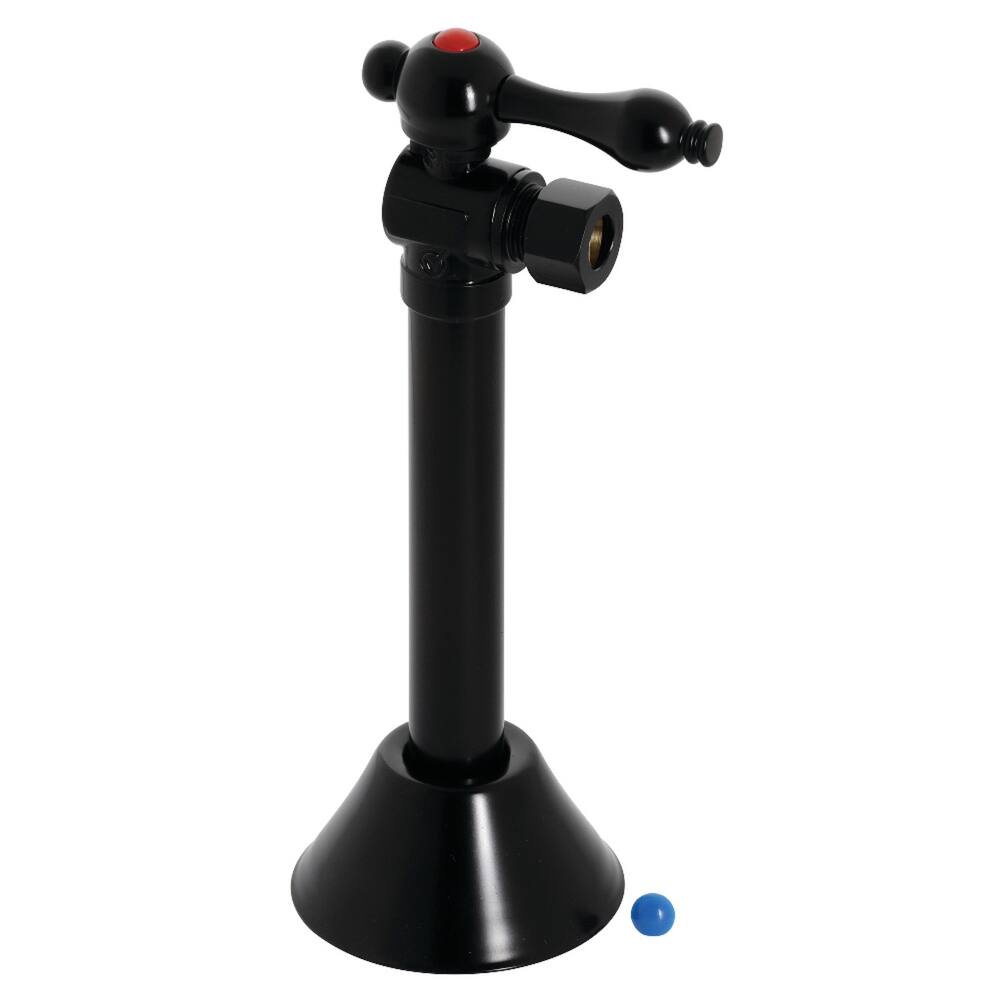 Vintage 1/2" Sweat x 3/8" OD Comp Angle Shut-Off Valve with 5" Extension