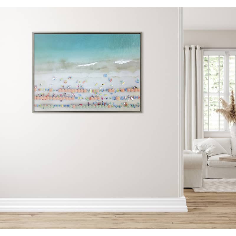 Kate and Laurel Sylvie Monterosso 6 Framed Canvas by Rachel Bolgov