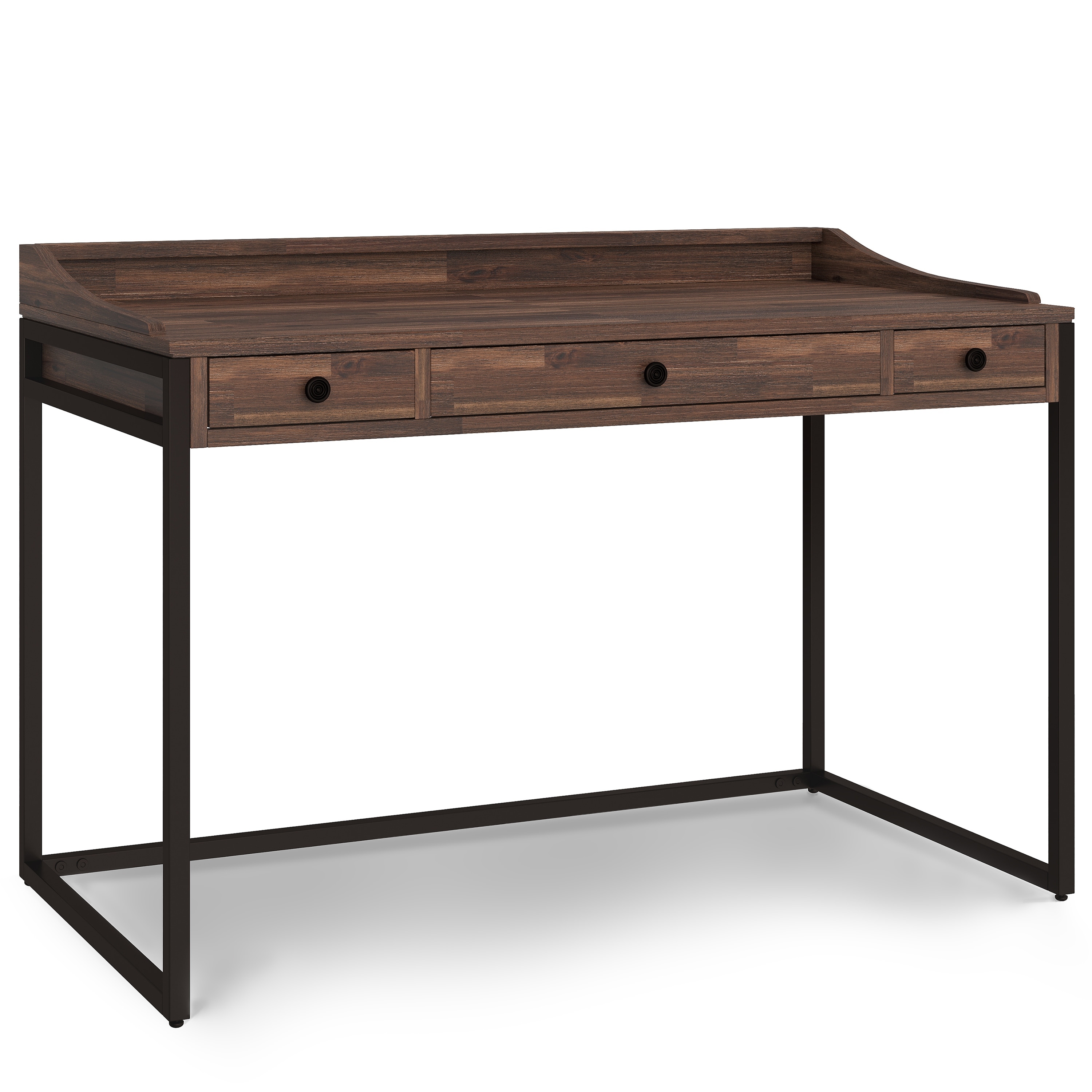 Wyndenhall norfolk solid wood rustic 48 inch wide outlet writing office desk
