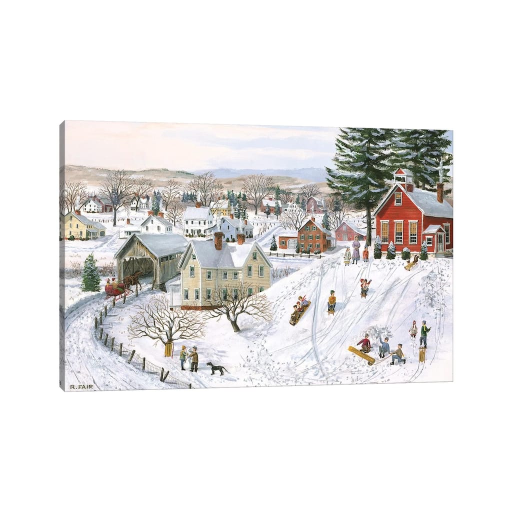 iCanvas "Winter Recess" by Bob Fair Canvas Print