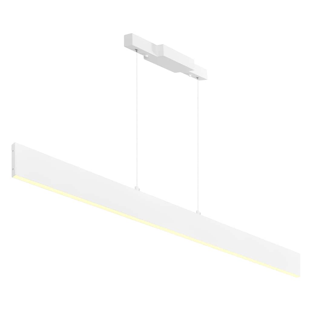 Krista Integrated LED 47in Satin White Chandelier - Satin White