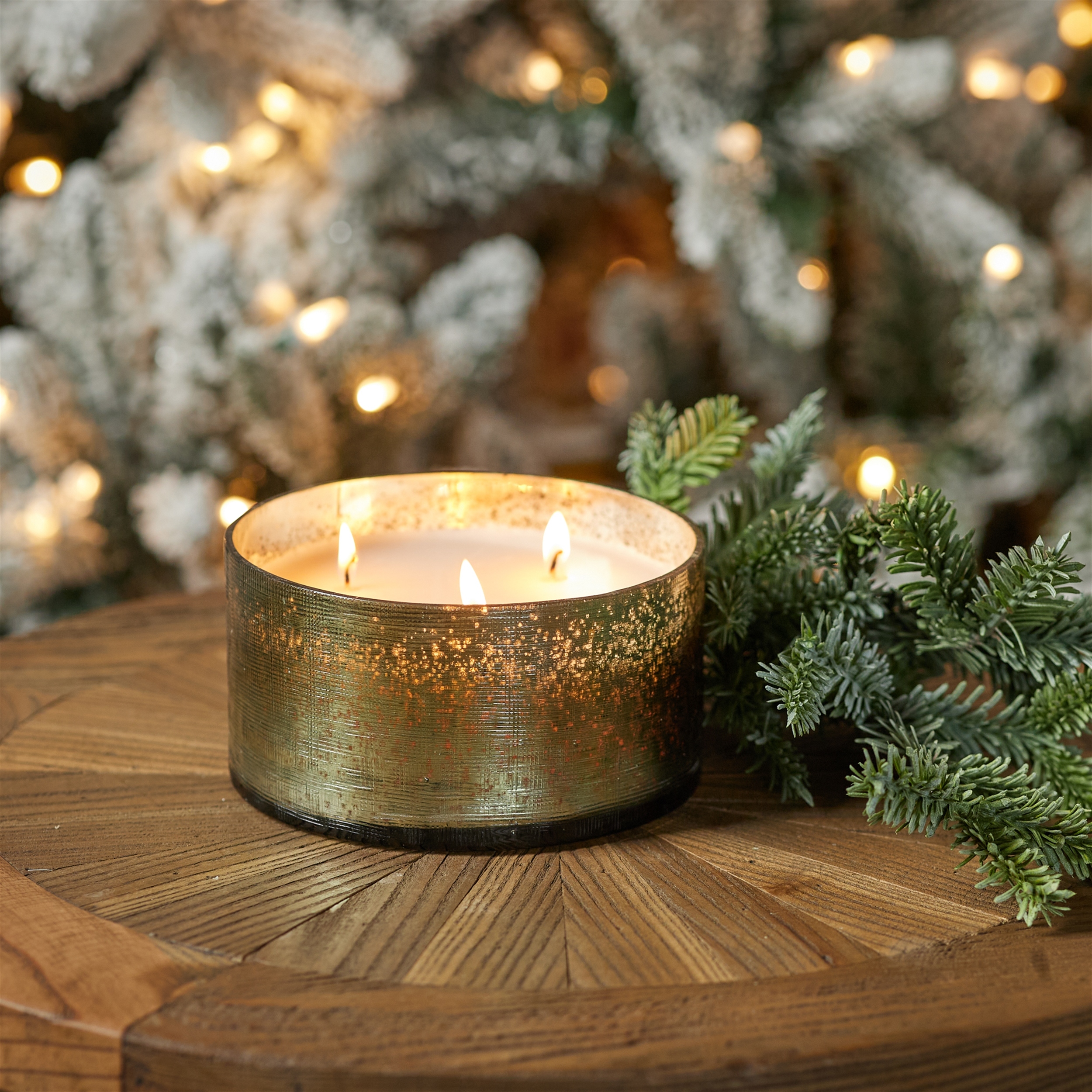 Soy Candle in Textured Glass Jar 6