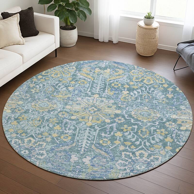 Machine Washable Indoor/ Outdoor Global Firestone Chantille Rug