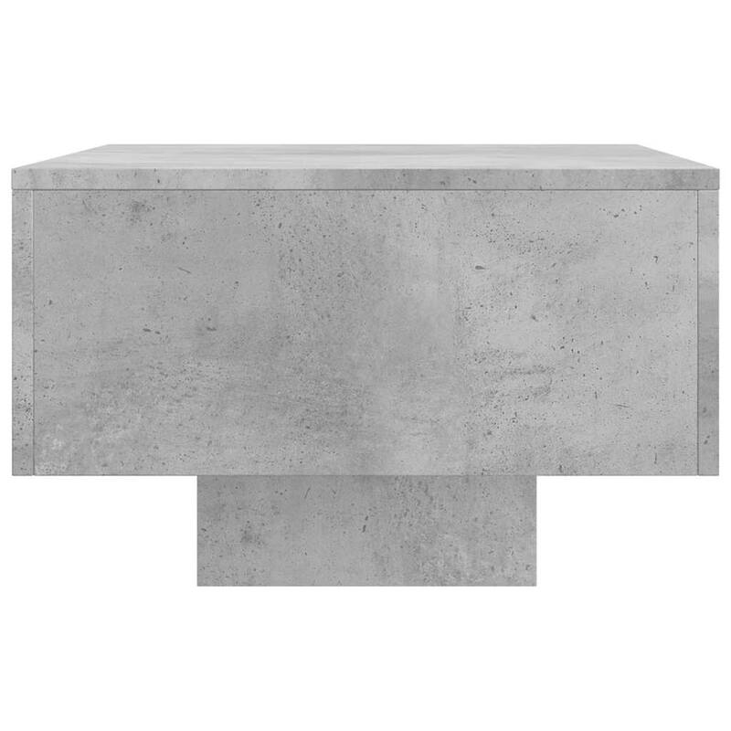 vidaXL Coffee Table Concrete Grey Engineered Wood Medium Modern - 19.5 x 39.4 x 12.2