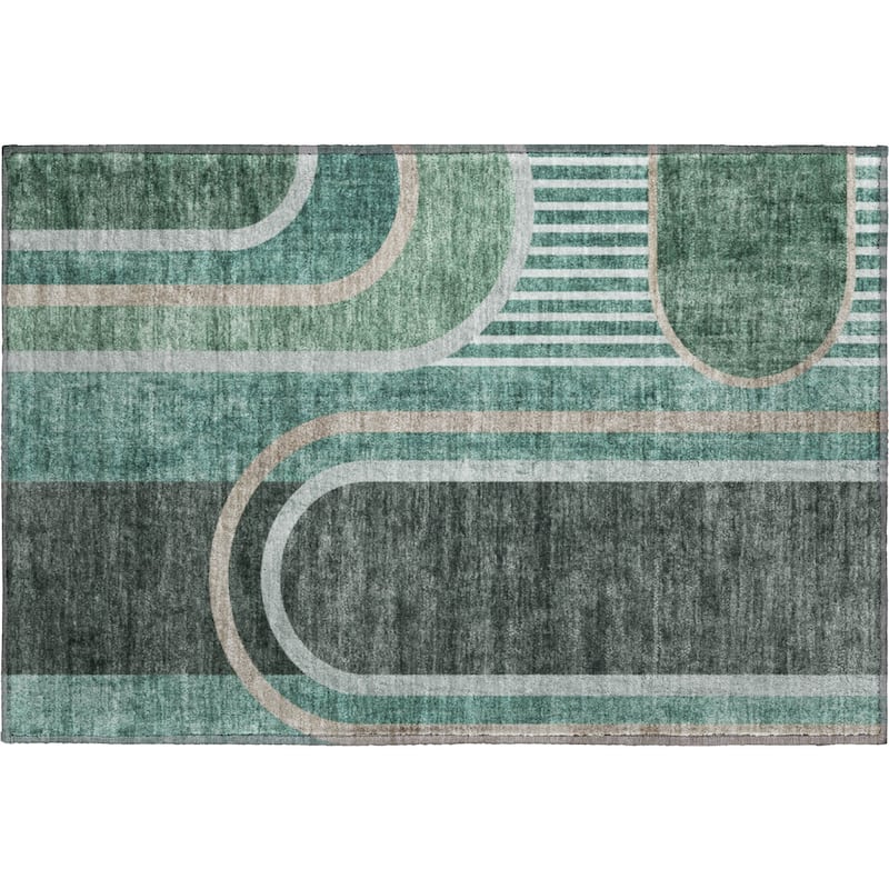 Premium Washable Super Soft Contemporary Deco Mayfield Rug