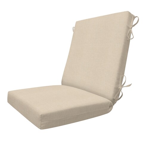 Textured Highback Dining Chair Cushion - 21" wide x 42" long x 4" thick