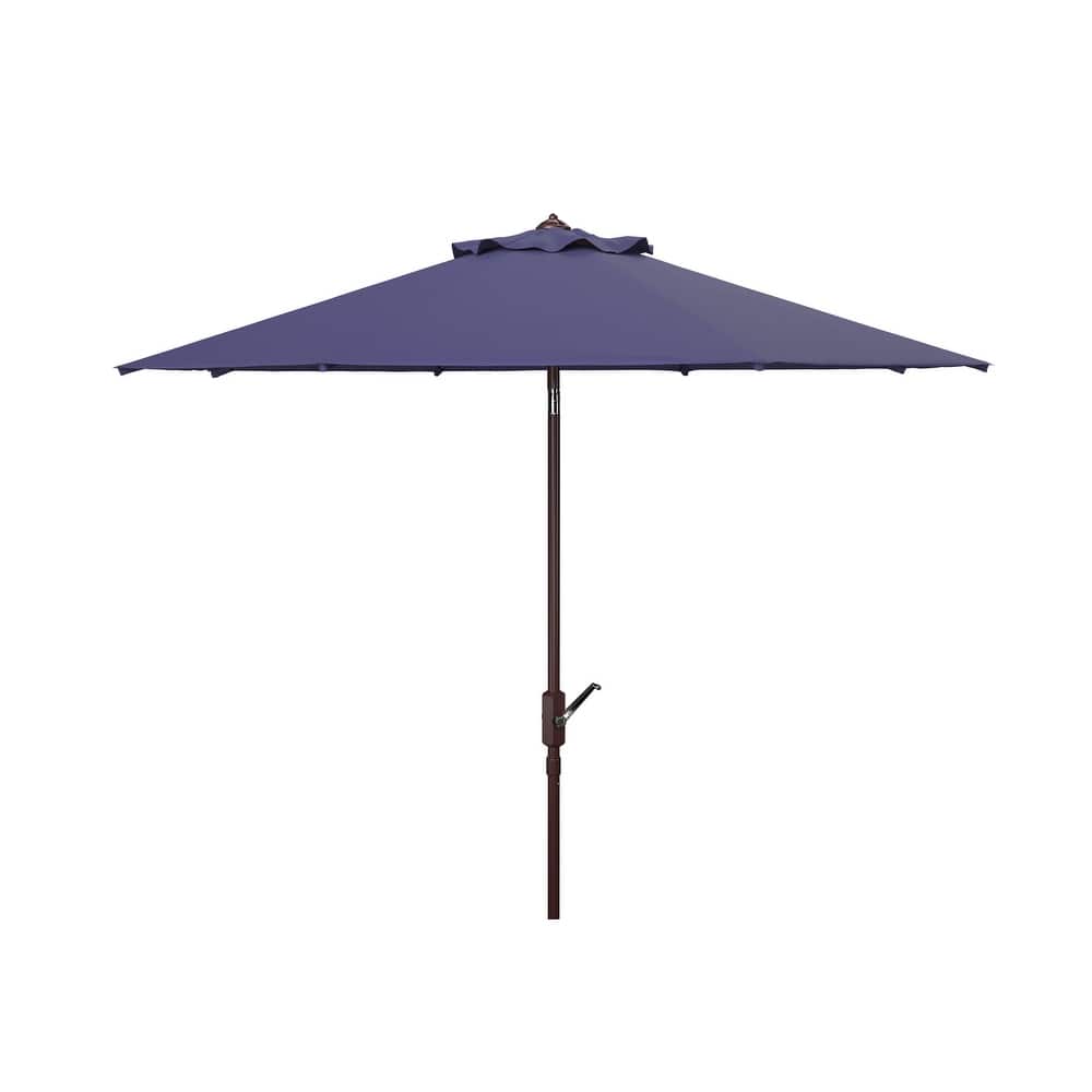 SAFAVIEH Outdoor Beguna 11Ft Auto Tilt Market Umbrella