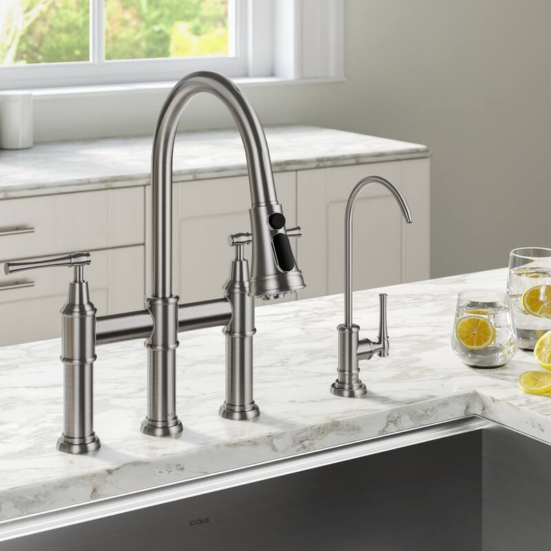 Kraus Allyn 1.8 GPM Bridge Pull-Down Faucet