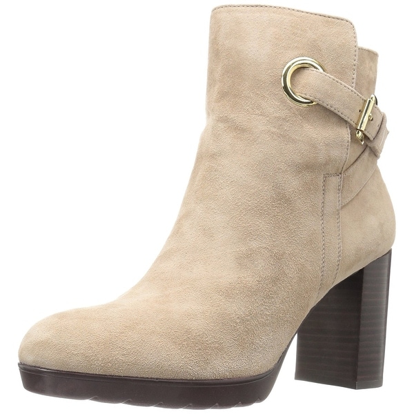 Bella Vita Womens zelda Suede Almond Toe Ankle Fashion Boots