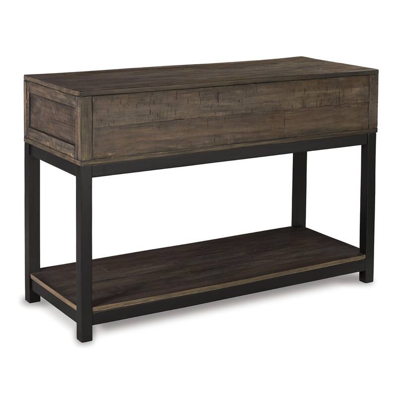 Signature Design by Ashley Denisenko Casual Sofa Table Grayish Brown
