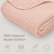 preview thumbnail 50 of 100, Muslin Baby Blanket, 40" x 40" Swaddle Blanket by Comfy Cubs