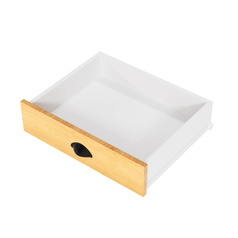 Modern Large Kitchen Pantry Cabinet, Wood Storage Cupboard with 2 Drawers, Adjustable Shelves & 8 Door Storage Shelves