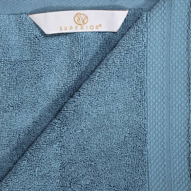 Superior Aria Turkish Cotton 6 Piece Plush Towel Set Ultra Soft, Highly Absorbent Luxury Bath Towels