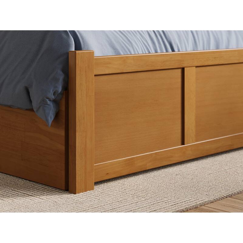 Concord Platform Bed with Footboard and Storage Drawers