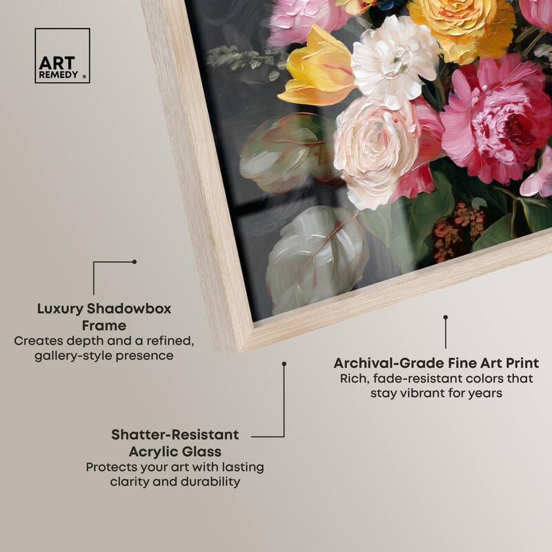 Garden Richness I Shadowbox by Art Remedy