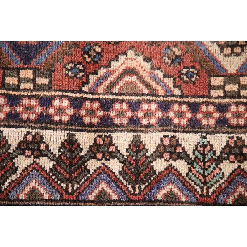 Bakhtiari Persian Vintage Area Rug Handmade Wool Carpet - 4'10"x 9'10"