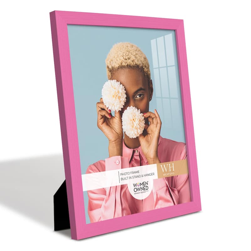 Whimisical Pink Solid Picture Frame - 8x10 - Pink