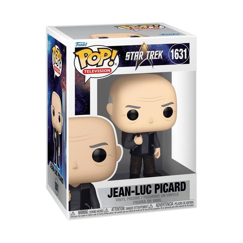 Funko POP! Television Star Trek Jean-Luc Picard 3.75" Vinyl Figure (#1631) - Multi-Color