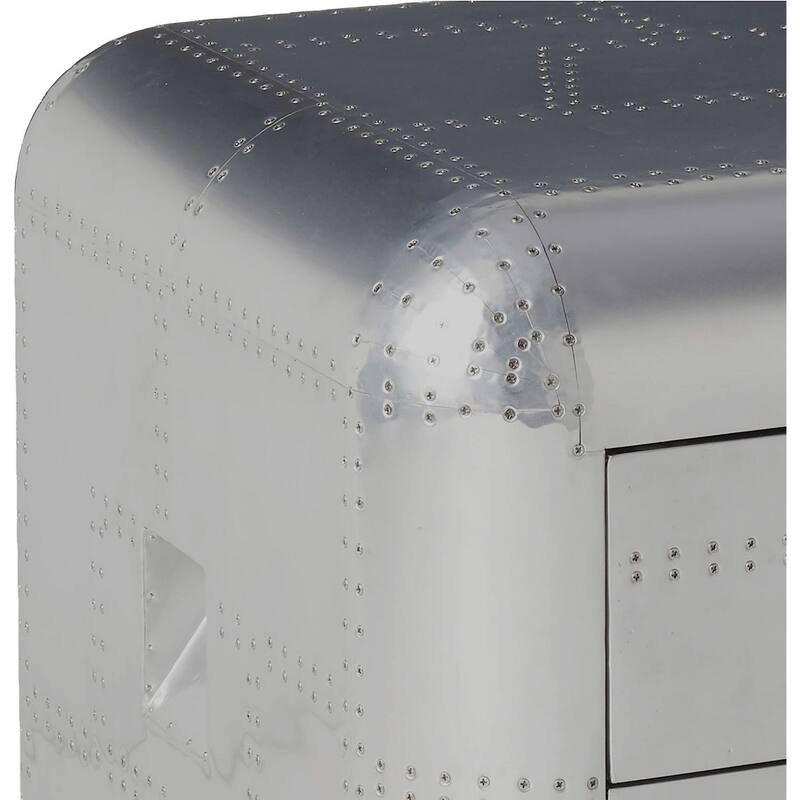 Brancaster End Table, Aluminum