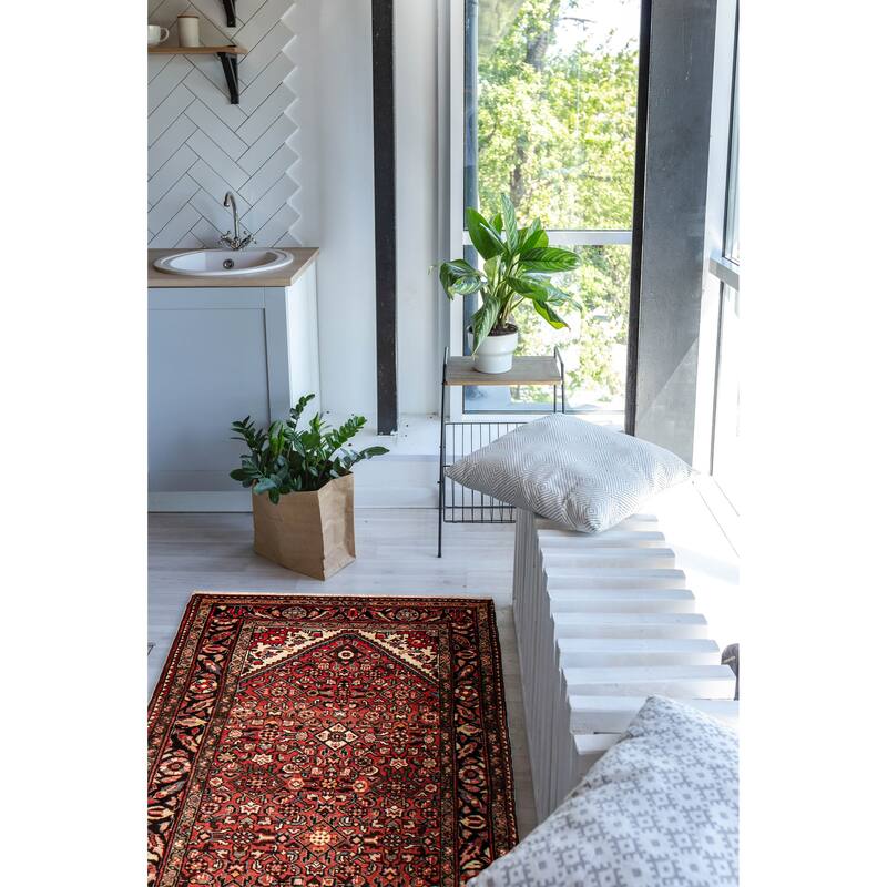 Andelz Red Rug 3'7" x 9'6" - 3'7 x 9'6