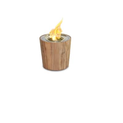 Anywhere Fireplace Indoor/Outdoor Fireplace Sag Harbor Teak Fire Bowl