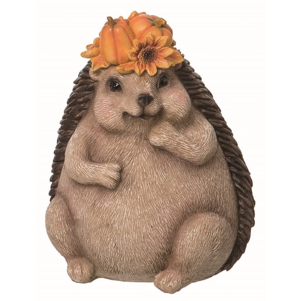 Transpac Resin 5.91 in. Brown Autumn Woodland Animal Figurine