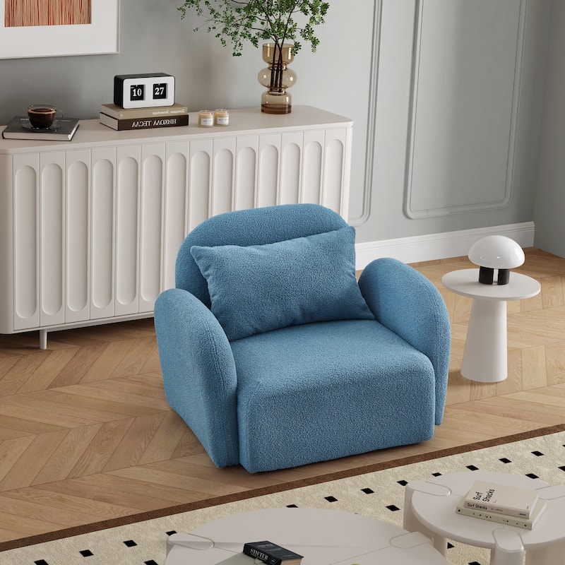 Teddy Fabric Lazy Sofa Chair - On Sale - Bed Bath & Beyond - 39915050