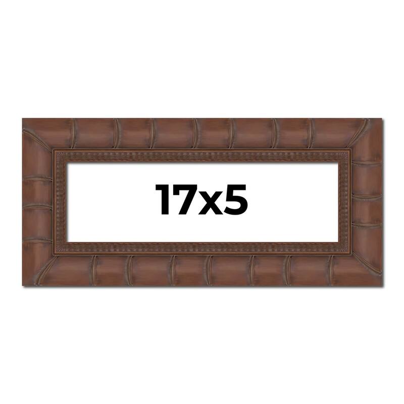 17x5 Frame Pewter Solid Wood Picture Frame Width 1.625 Inches | Interior Frame Depth 0.6875 Inches