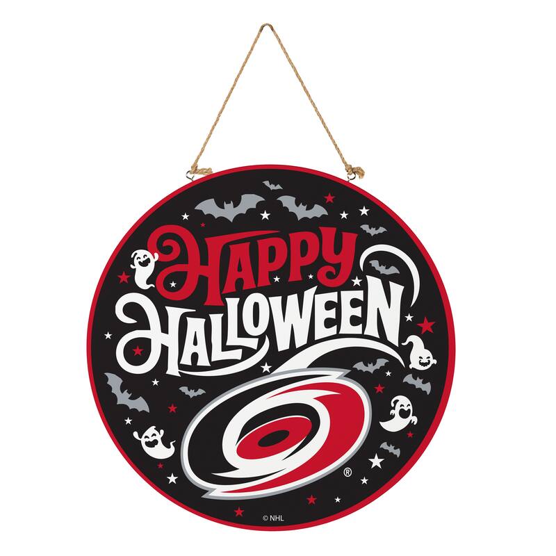 Carolina Hurricanes 18" x 18" Halloween Door Décor Wall Sign
