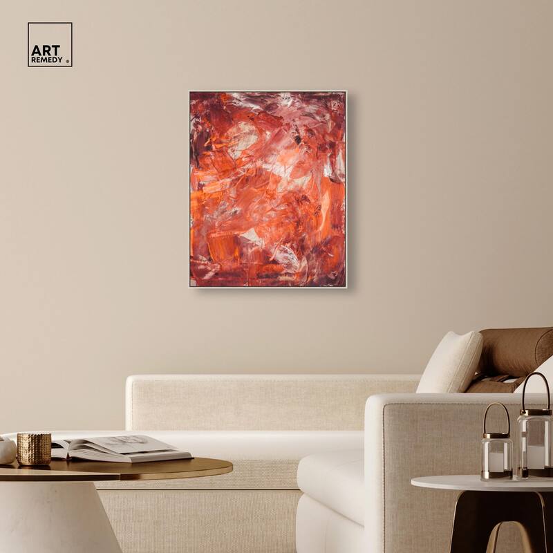 Shades of Red II Canvas by Art Remedy