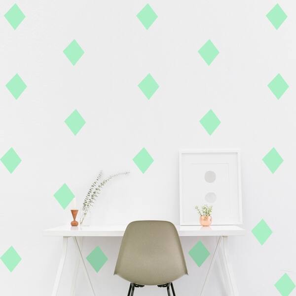 slide 2 of 2, Walplus Peel and Stick Glow In The Dark Diamond Wall Sticker Home Room Decor