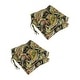 preview thumbnail 4 of 37, 16-inch Square Tufted Indoor/Outdoor Chair Cushions (Set of 4) - 16" Hadia Franco Noir