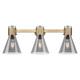 Option Brushed Brass, Light Smoke