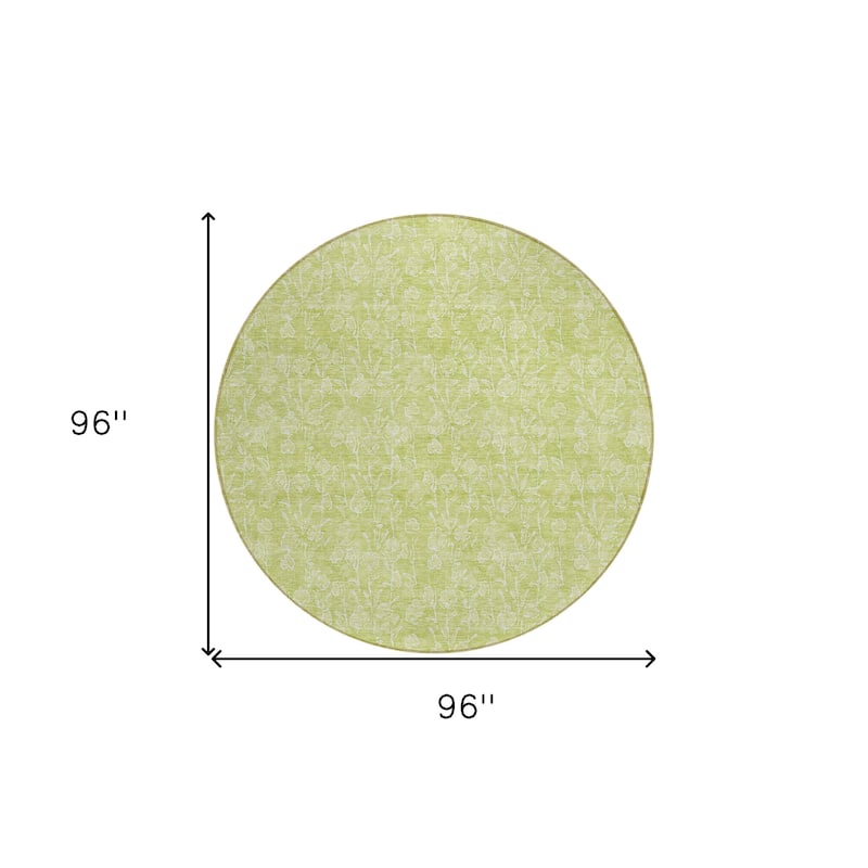 HomeRoots Floral Transitional Rectangle Outdoor Rug
