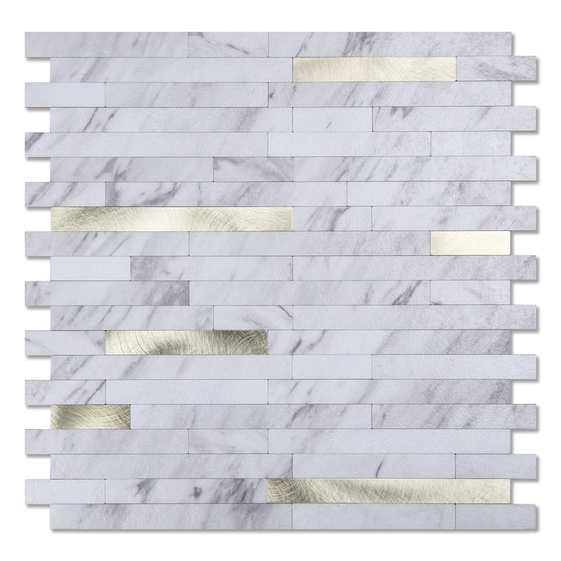 Art3d Peel and Stick Stone Backsplash Tile for Kitchen Bathroom(10 sq.ft/box)